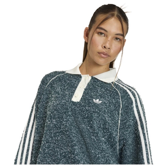 Adidas Γυναικείο φούτερ Boucle Oversized Polo Crew